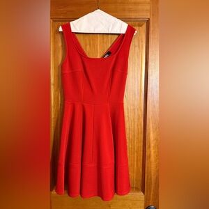 Lulu's Vibrant Red Mini Dress
